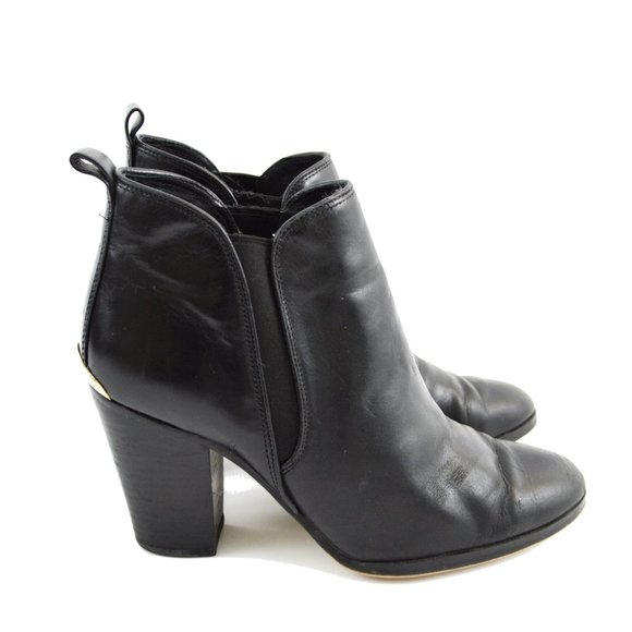 Michael Kors Leather Chelsea Boot #100-39 - Picture 3 of 5